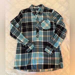 Women’s M Blue flannel
